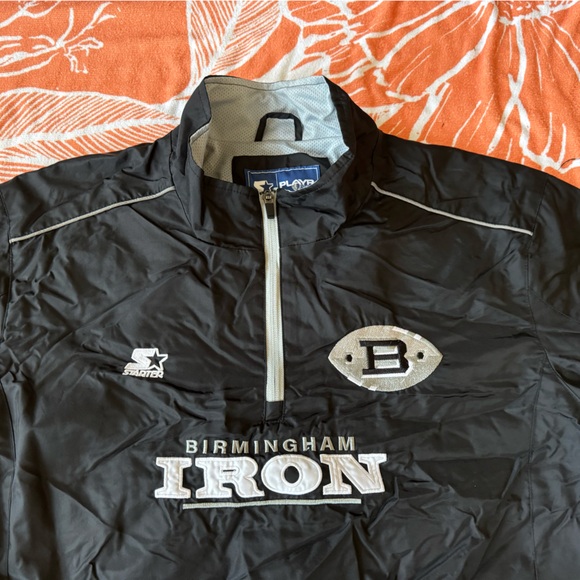STARTER Birmingham Iron Quarter Zip Pullover Jacket - Picture 3 of 14